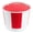 Red/85 oz/100 Count, variant on Restaurantware-Bio Tek 150 Ounce Chicken Buckets With Lids, 25 Greaseproof Paper Chicken Buckets - Vented Lids, Freezable, Red And White Paper Disposable Chicken Buckets, For Restaurants And Cafes