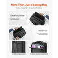 Rolling Laptop Bag with Wheels and Telescoping Handle Fits 17.3 Inch ...