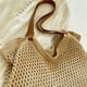 thumbnail image 2 of Bolso Mano Ahuecado para Mujer Bolso Hombro Ganchillo Bolso Al Aire Libre (Beige), 2 of 8