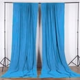 thumbnail image 2 of Solid Poplin Window Curtain or Photography Backdrop 58" Wide Turquoise, 2 of 2