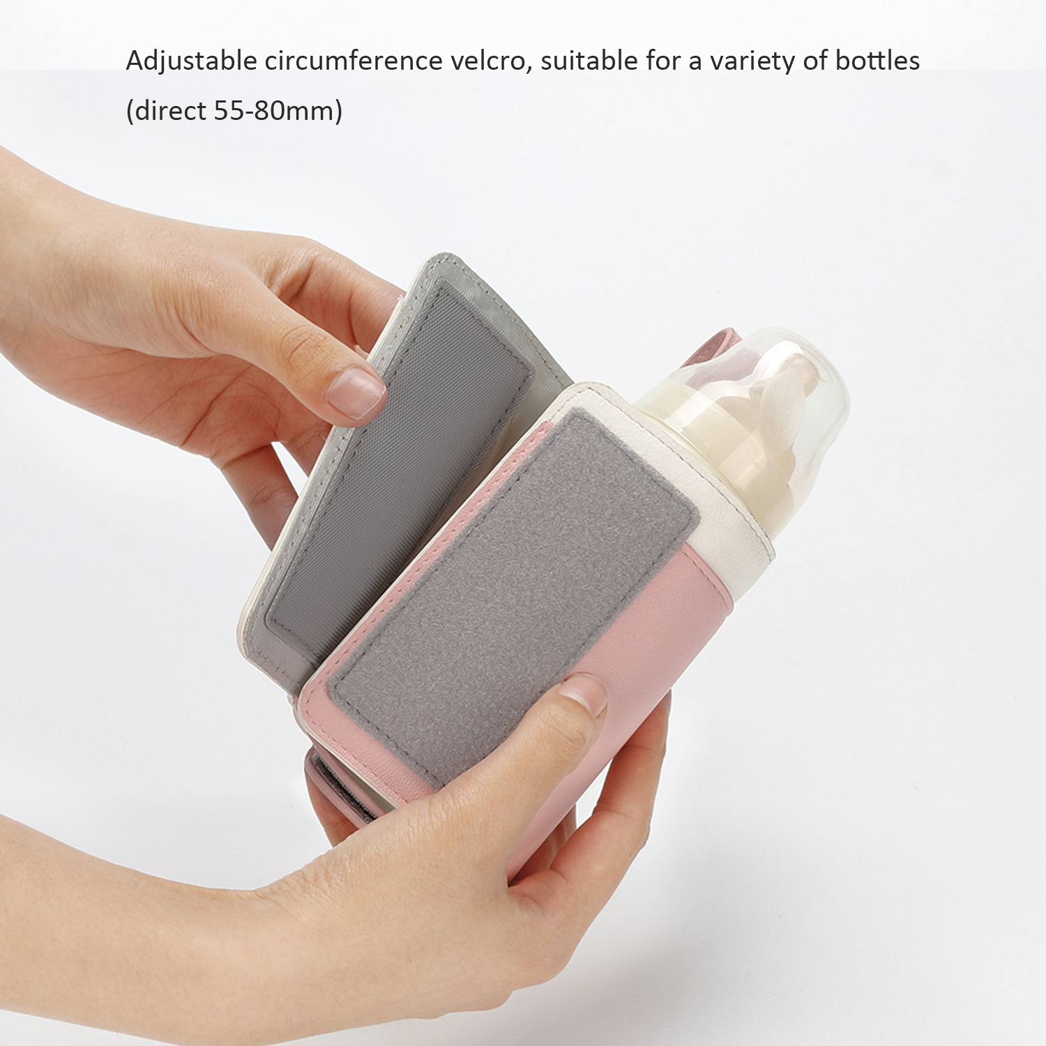 Baby Bottle Warmer USB Baby Bottle Warmer Bag Portable Feeding Bottle Warmer Baby Thermostat Bag for Travelling Outdoor