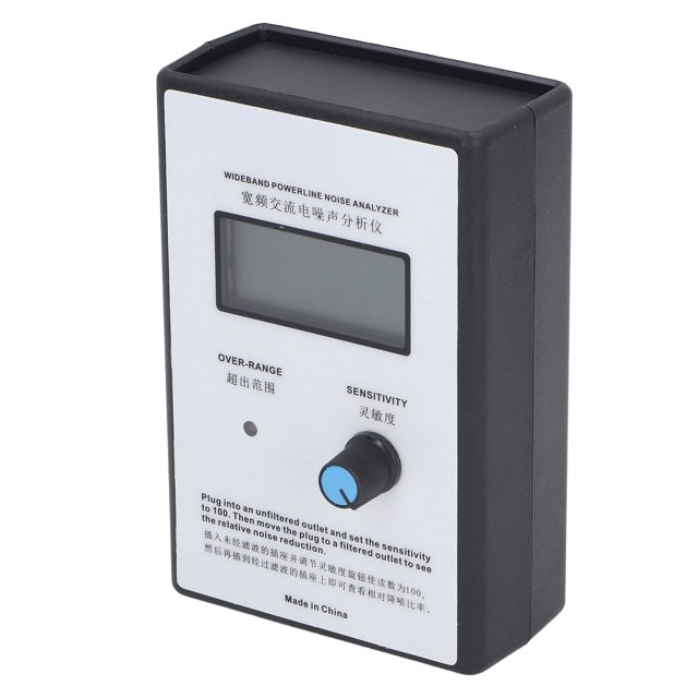 Indicador LED Analizador De Ruido Pantalla LCD Altavoces Del Probador De CA Para Medir La Relación De Ruido De Frecuencia