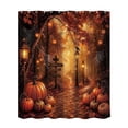 thumbnail image 2 of Halloween Shower Curtain Vintage Fall 70.9x59.1in Polyester Waterproof & Quick Dry for Bathroom Bathtub Home Apartment by MPOISVA, 2 of 6