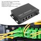 thumbnail image 4 of Convertidor De Medios De Fibra SFP, Hasta 120 Km, Transceptor De Fibra Ethernet, Puerto RJ45 De 100-240 V Para Red, 4 of 7