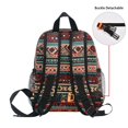 thumbnail image 5 of FORMRS School Backpack with Front Zippered Pocket 12" Student Travel Daypack, Tribal Geometric, 5 of 6