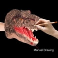 thumbnail image 2 of Hand Puppet Simulation Dinosaur PVC Hand Puppet Doll Intelligent Role Play Toy Kids Gift, 2 of 5