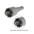 thumbnail image 3 of Unique Bargains Carbide Hole Cutter 22mm Hole Saw High Density Cemented Carbide Teeth Triangular Shank for Stainless Steel Metal, 3 of 5
