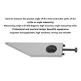 thumbnail image 1 of Bevel Protractor, Universal Bevel Protractor Angle Finder Measuring Ruler Tools  Range of 0-360, Protractors, 1 of 8