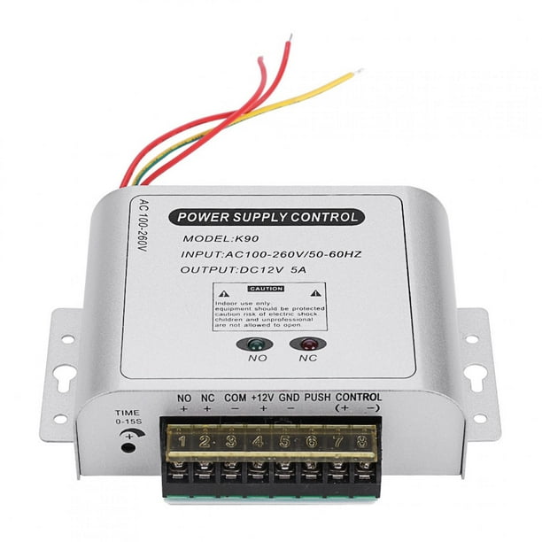 Domqga 12V 5A Door Access Control System Power Supply Adapter 110240V