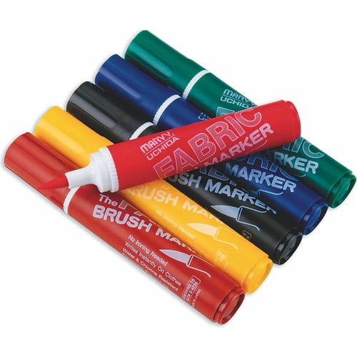 Uchida Of America Brush Fabric Marker, Assorted