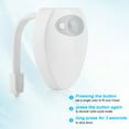 thumbnail image 4 of HURRISE Toilet LED Light,Rechargeable Toilet LED Motion Induction Bathroom Night Light Sensor with 8 Colors , Bathroom Night Light, 4 of 8