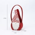 thumbnail image 2 of LINLIN Christmas Small Gift Bag with Handle Reusable Felt Santa Claus Christmas Goodie Bags for Christmas Party Snack Gift Ornaments, 2 of 4