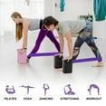 thumbnail image 6 of 12Pcs Yoga Blocks and 6Pcs Resistance Band Set EVA Foam Non-Slip High-Density Dance Brick, Multicolor, 6 of 6