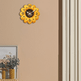 thumbnail image 4 of VOCOO 12" Irregular Shaped Sunflowers Wall Clock, Analog Clock Silent Non-Ticking Decorations for Home Bedroom Kicthen,Beautiful Lifelike Big Sunflower Print Wall Clock,Ideal Gift for All Ages, 4 of 10