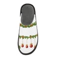 thumbnail image 3 of IAUYY Memory Foam House Slippers Suitable for Both Men and Women. Comfortable, Anti-Slip Plush Flat-Bottomed Slippers The Best Holiday Gift Red Spherical Ornament, 3 of 9