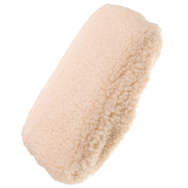 Minkissy 1ensemble Housse de Protection pour Genou en Peluche Beige pour Utilisation Prolongée du Genou 13.8x10.2 Po