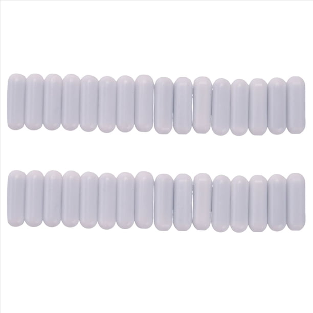 Agitador MagnéTico de PTFE de 32Piezas Barra de AgitacióN Barra de Laboratorio Placa de AgitacióN ImáN Varilla de AgitacióN MagnéTica (8X25Mm)