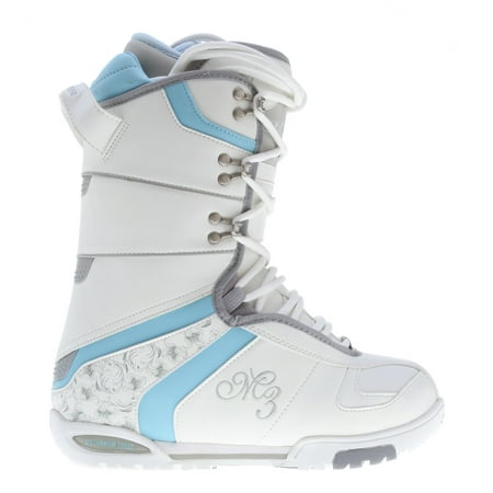 M3 Cosmo Snowboard Boots White Womens (Best Freestyle Snowboard Boots 2019)