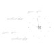 thumbnail image 5 of Innovador reloj de pared DIY elegante espejo superficie pegatina reloj moderno decoración del hogar Plata, 5 of 8