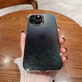 thumbnail image 6 of Compatible with iPhone 14 Pro Max Case for Women Girls,Luxury Shiny Fashion Gradient Glitter Bling Cute Clear Acrylic Plate Shockproof Case for iPhone 14 Pro Max(Gradient Black), 6 of 14