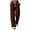 Coffee, variant on Women's Frayed Hem Military Green Knit Flare Pants Boho Pants For Women Harem Pants Women Loose Pants