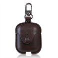 thumbnail image 1 of Funda de Cuero para AirPods con Llavero, Funda Protectora portátil de Cuero Premium a Prueba de Golpes para Auriculares AirPod Estuche de Carga - Marrón Oscuro-Marrón Oscuro- oso de fresa  Electrónica, 1 of 5