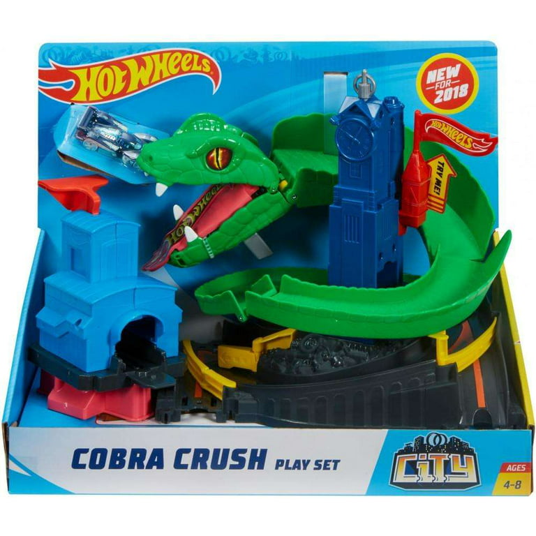Hot Wheels City Cobra Crush Play Set 