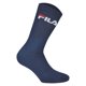 thumbnail image 2 of FILA Calcetines unisex, pack de 6 - calcetines de tripulación, de rizo, de tenis, deportivos (2x 3 pares) Azul 39-42, 2 of 3