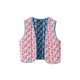 thumbnail image 4 of HH TRAF Otoño Mujer Elegante Flor Estampada Sin Mangas Cuello En V Chaleco de Algodón Reversible Chaleco de Mujer Alta Ropa de Calle Tops Mujer, 4 of 5