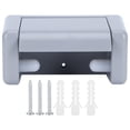 thumbnail image 2 of Roll Holder, Roll Paper Rack Convenient  for Bathroom Gray, 2 of 8