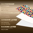 thumbnail image 5 of Retro Peel and Stick Wallpaper bold Modern Leopard Print Smooth Blobs Wall Mural 17.7in x 9.8ft Self Adhesive Removable Wall Paper Renter Friendly Wallpaper for Bedroom Dressing Room Salon, 5 of 8