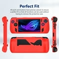 thumbnail image 6 of Silicone Cover Case for ROG Ally X Soft Protective Sleeve with 2 Thumb Grip Caps Anti-Scratch Dustproof Protector Ultra Slim Skin Shell for ROG Ally X Handheld Game Console, 6 of 7