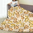 thumbnail image 6 of Sikiie Hand Drawn Snake Ultra-Soft Micro flannel Blanket Luxury All Seasons Warm Blanket for Bedding Sofa and Travel (4 sizes)-60"x50", 6 of 7