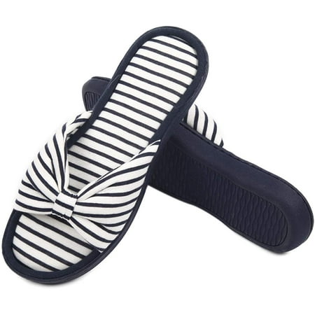 

Womens Open Toe Summer Slippers Memory Foam Sandal House Ladies Slippers