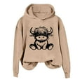 thumbnail image 2 of Neewe Womens Oversized Hoodies Fleece Sweatshirts Fall Fashion 2025 Pullover Sweaters Winter Clothes, 2 of 3