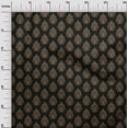 thumbnail image 2 of oneOone Silk Tabby Fabric Leaves|Floral & Paisley Block Print Fabric BTY 42 Inch Wide, 2 of 4