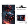 thumbnail image 4 of Disketp Cosmic Red Sparkle Dice Custom Puzzle Personalized Puzzles 1000 Pieces, Customized Picture Puzzle for Adult and Teens((29.5×19.7in, Vertical), 4 of 9