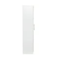 thumbnail image 6 of TV Stand Media Console with Doors & Storage Shelves, Entertainment Center, Gray, 6 of 12