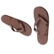 thumbnail image 3 of Sandalias planas Qarigey para mujer Punta abierta Pantuflas antideslizantes Playa Verano Color marrón, 3 of 6