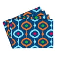 thumbnail image 3 of eloria Abstract Design Heat Resistant Placemats Dining Table Mats Cotton Canvas, Set of 4, 3 of 3