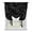 Black, variant on Black White Shark Tie Up Curtains for Window, Thermal Insulated Balloon Shade Adjustable Rod Pocket Curtains Valance Panels for Kitchen Bathroom Cafe 34 x 45 Modern Line Abstract Art