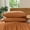 Burnt Orange, variant on MooMee Pillowcases 100% Washed Cotton Linen Like Textured Envelope Closure Set of 2 (Tannish Linen Grey, Standard)