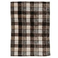 thumbnail image 4 of Allgala 60x90 Super Soft Flannel Plush Light Weight Throw Blanket-Plaid-BLK82551, 4 of 4