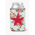thumbnail image 1 of Starfish Shabby Chic Blue Roses Lata o botella Aislante para bebidas Hugger BB1100 Caroline's Treasures BB1100-RS-BU-CC, 1 of 1