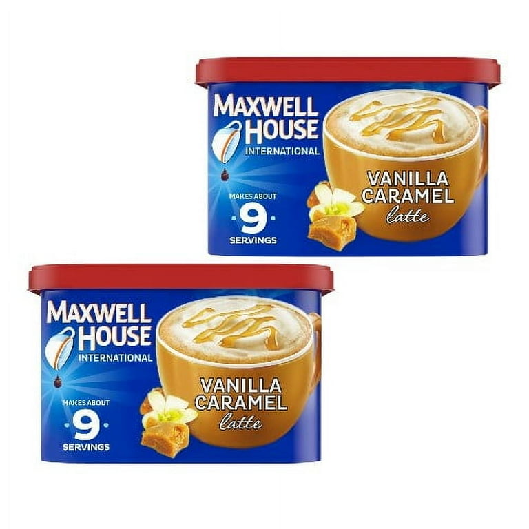 Maxwell, 2 Pack Vanilla Caramel Latte Instant Coffee Mix, 8.7 Oz