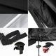 thumbnail image 4 of SanGlory 3-Seater Swing Cover Protective Cover for Garden Swing Swing Waterproof Oxford Anti-UV Swing Cover Protective Cover Outdoor Swing (210x150x15, 4 of 5