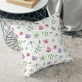 thumbnail image 6 of Square Throw Pillow Covers with Core, Beautiful Butterflies Dragonfly Pillows for Sofa Beds, 20"x20", 6 of 9