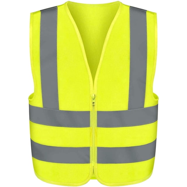 Chaleco de Seguridad NEIKO de Alta Visibilidad ANSI Clase 2 Neón Talla XS