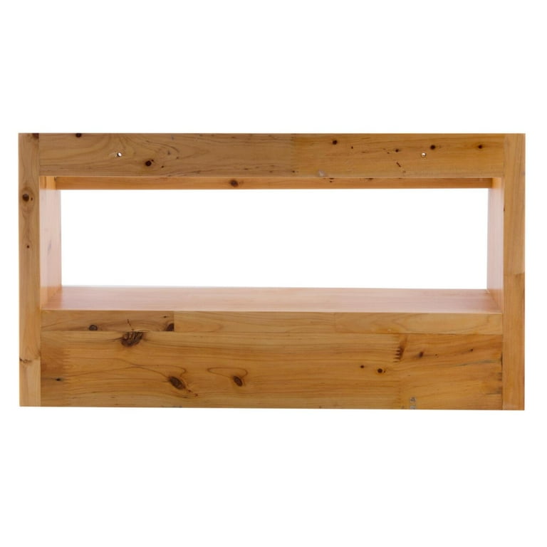 ALFI brand ALFI brand AB5508 18-in Wall Mounted Wooden Shelf and Hooks Bathroom Accessory ALFI brand ALFI brand AB5508 18-in Wall Mounted Wooden Shelf and Hooks Bathroom Accessory