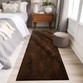 thumbnail image 4 of Kitchen Runner 2 x 6 Ft, Rustic Wood Non-Slip Residential Carpet, Brown Wooden Planks Farmhouse Vintage Indoor Crawling Mats Runner Rugs for Living Room/Dining Room/Bedroom, 4 of 8